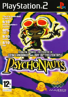 Psychonauts box cover front